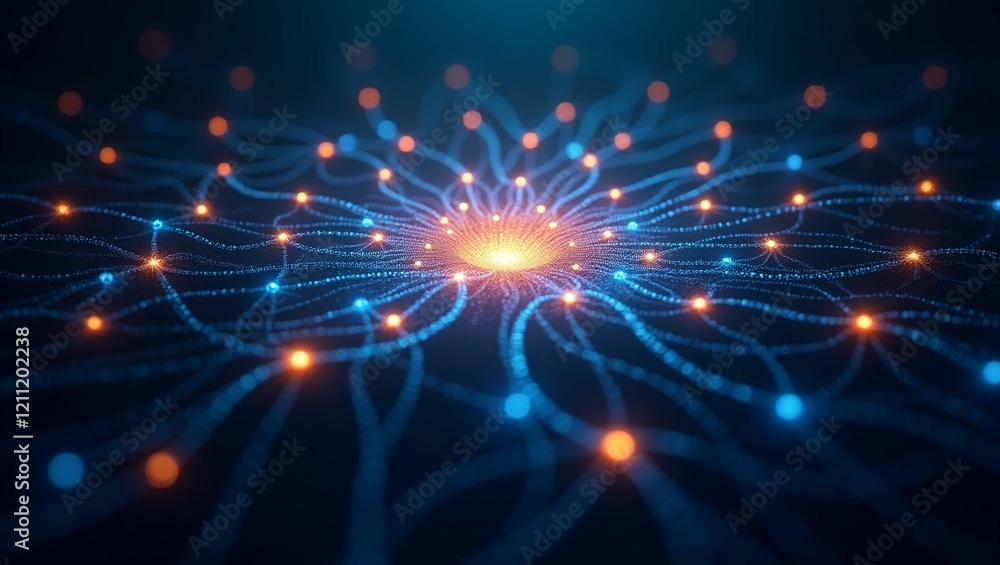 Fototapeta premium Expanding Neural Network