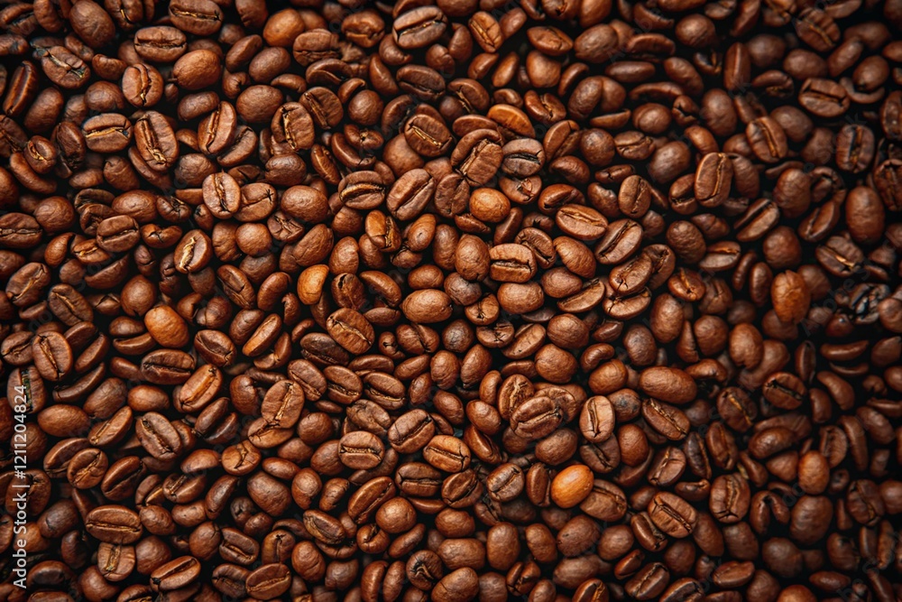 Obraz premium Richly Roasted Coffee Beans for Perfect Brewing