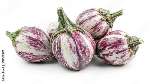 Wallpaper Mural Eggplant isolated on white background, full depth of field Torontodigital.ca