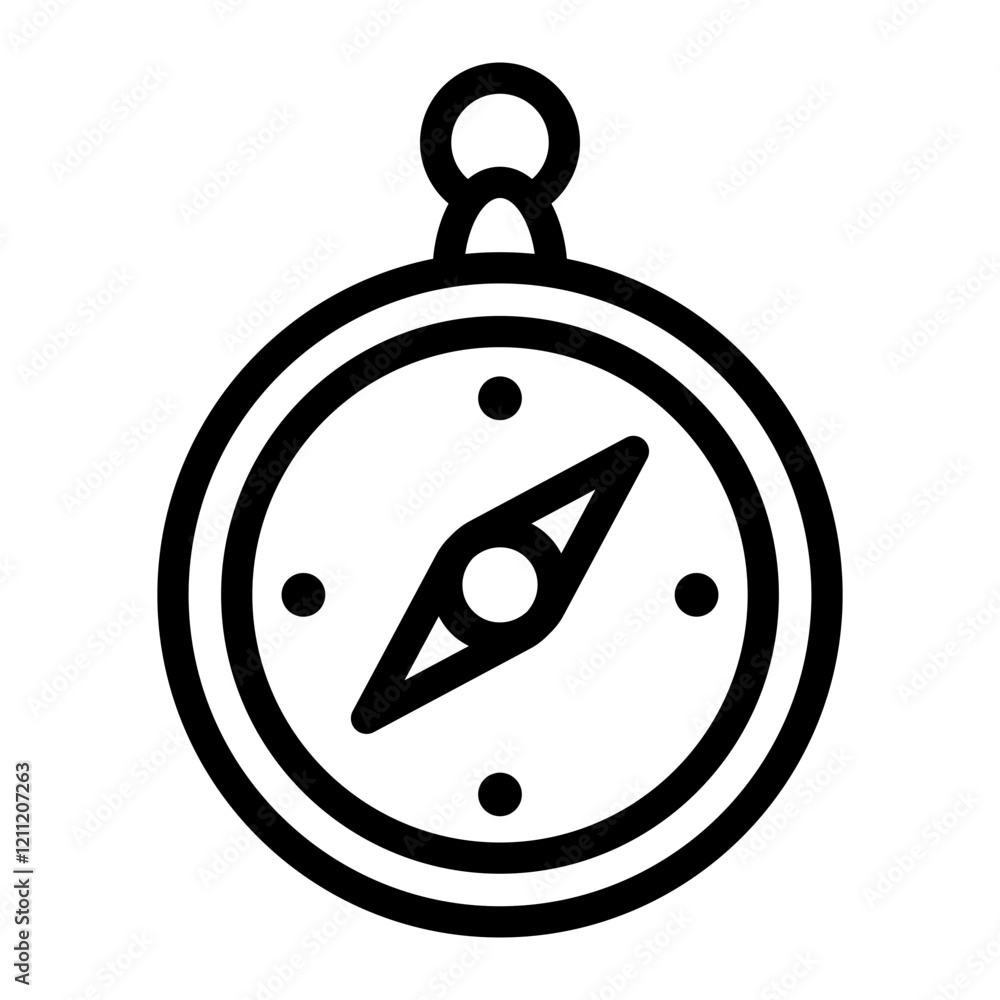 compass outline style compass outline style