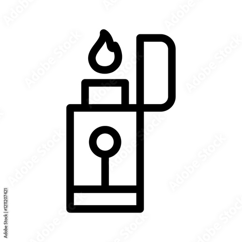 lighter outline style