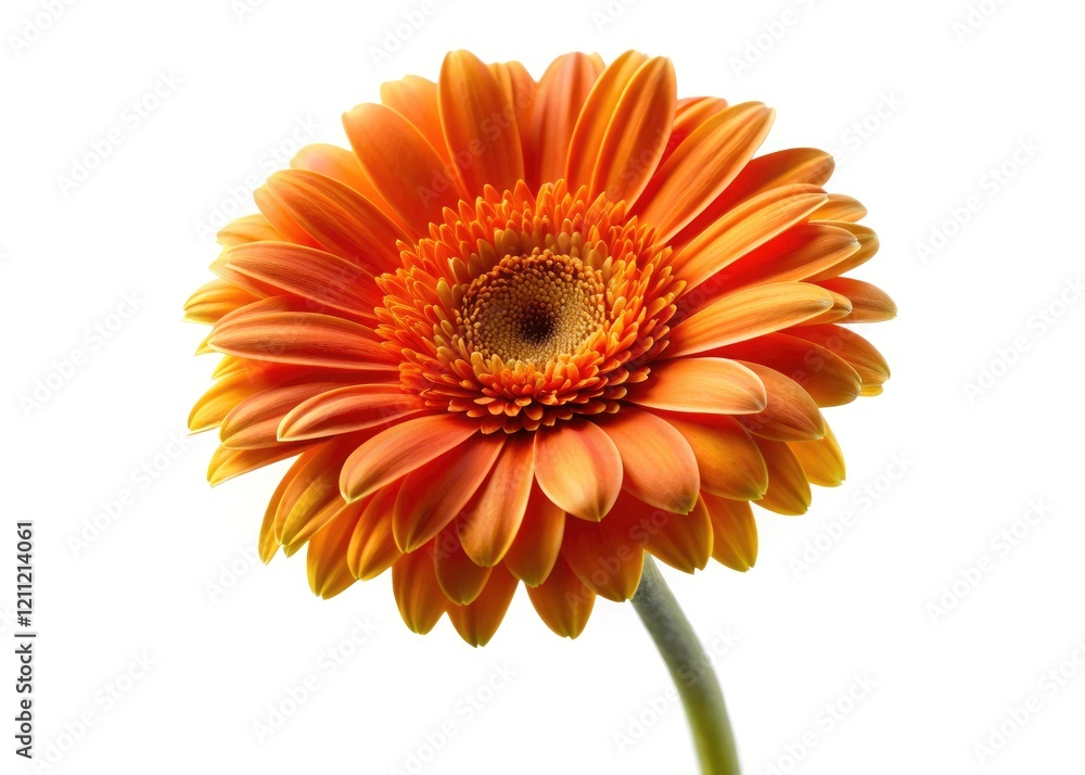 Minimalist Orange Gerbera Daisy, White Background, Clipping Path, Single Flower, Floral Photography, Botanical Image, Isolated Flower, Orange Bloom, Gerber Daisy Photo Minimalist Orange Gerbera Daisy, White Background, Clipping Path, Single Flower, Floral Photography, Botanical Image, Isolated Flower, Orange Bloom, Gerber Daisy Photo