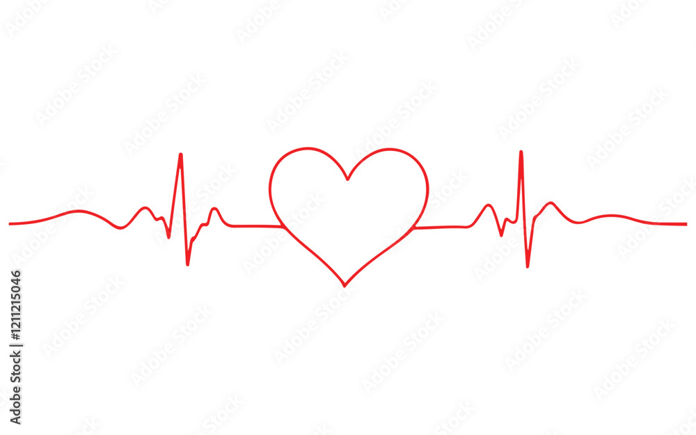 Heart pulse. Heartbeat lone, cardiogram. Beautiful healthcare, medical background. Modern simple design. Icon. sign or logo. Flat style vector illustration Heart pulse. Heartbeat lone, cardiogram. Beautiful healthcare, medical background. Modern simple design. Icon. sign or logo. Flat style vector illustration