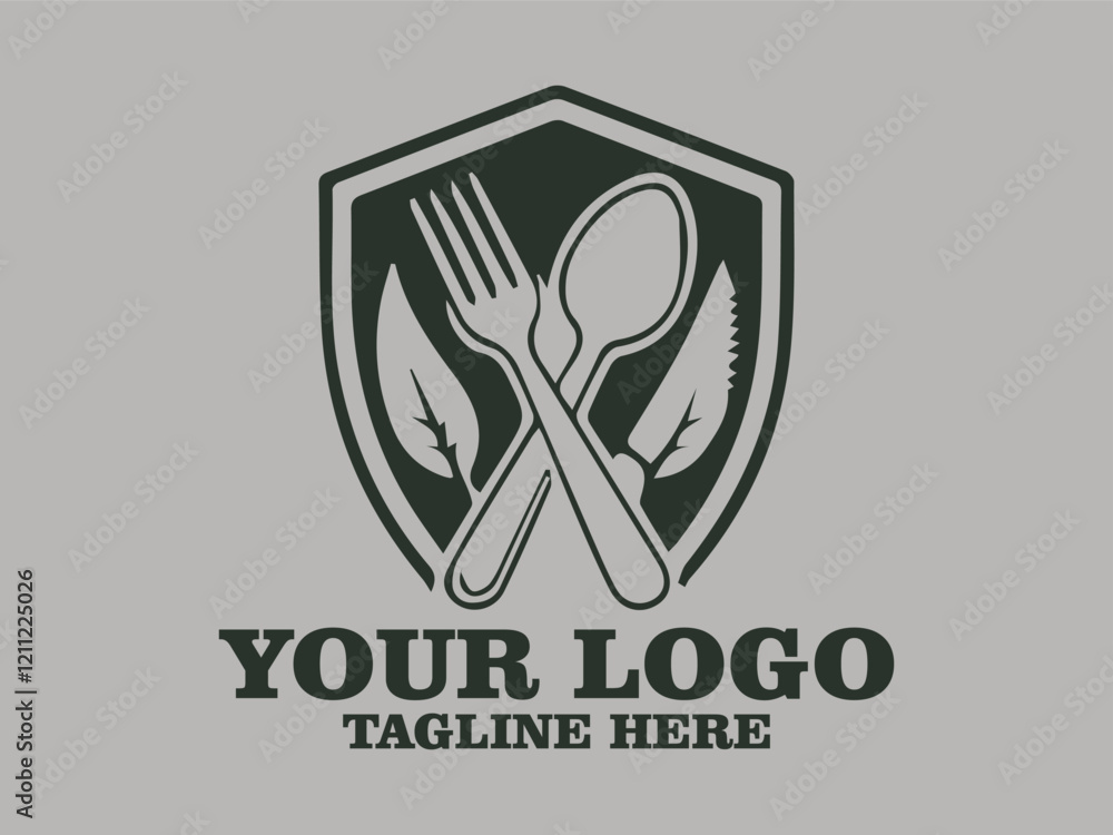 A shield displays crossed cutlery wheat and Food safety eat safe, live well food safety shield vector guardian of Good food safety shield logo the safety seal food safety shield design A shield displays crossed cutlery wheat and Food safety eat safe, live well food safety shield vector guardian of Good food safety shield logo the safety seal food safety shield design