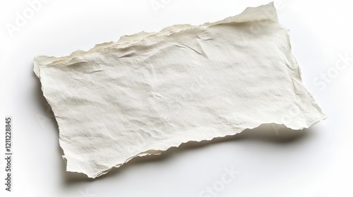 Textured handmade paper sheet