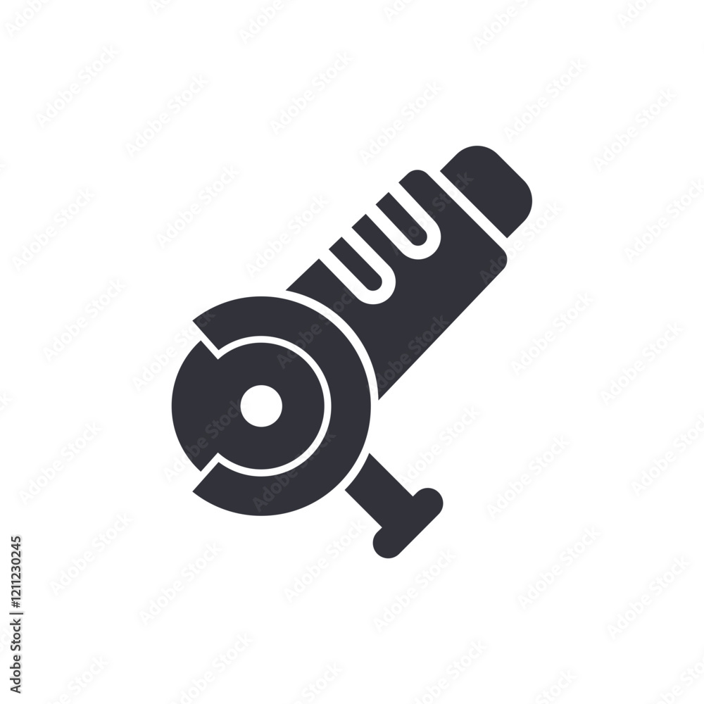 Angle grinder solid icons, minimalist vector illustration ,simple transparent graphic element .Isolated on white background Angle grinder solid icons, minimalist vector illustration ,simple transparent graphic element .Isolated on white background