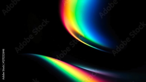 A vibrant and glossy rainbow background featuring smooth gradients transitioning seamlessly through vivid colors: red, orange, yellow, green, blue, indigo, and violet.