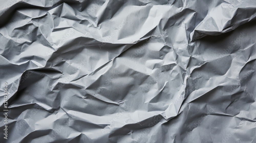 Crumpled gray paper texture Crumpled gray paper texture