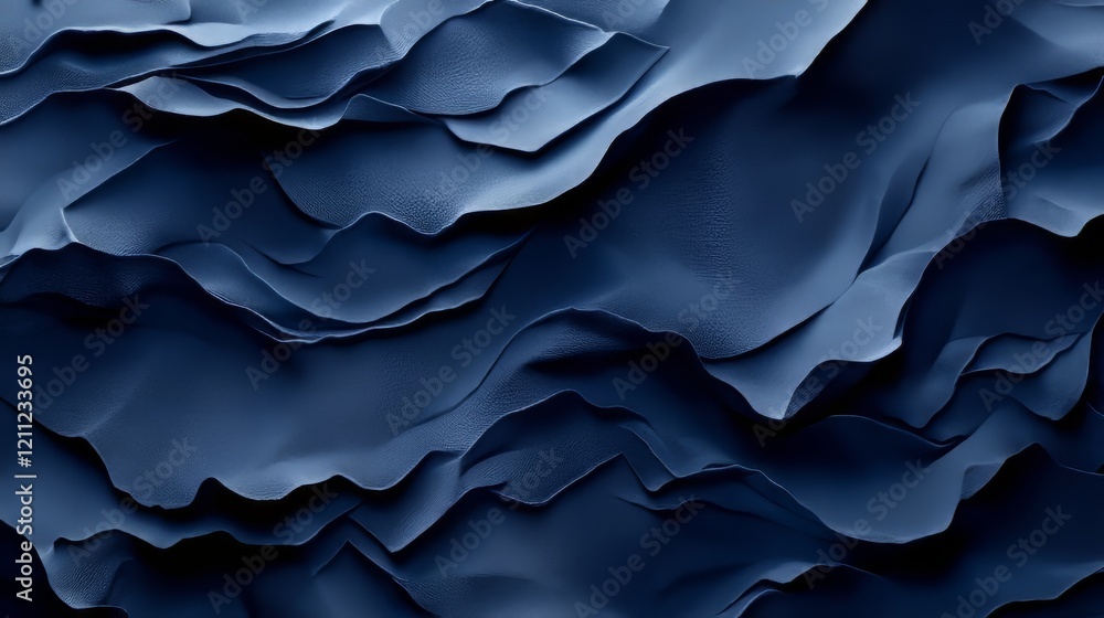 Obraz premium Abstract blue wave texture background