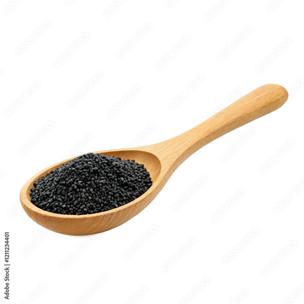 black caviar in a wooden spoon
black caviar in a wooden spoon