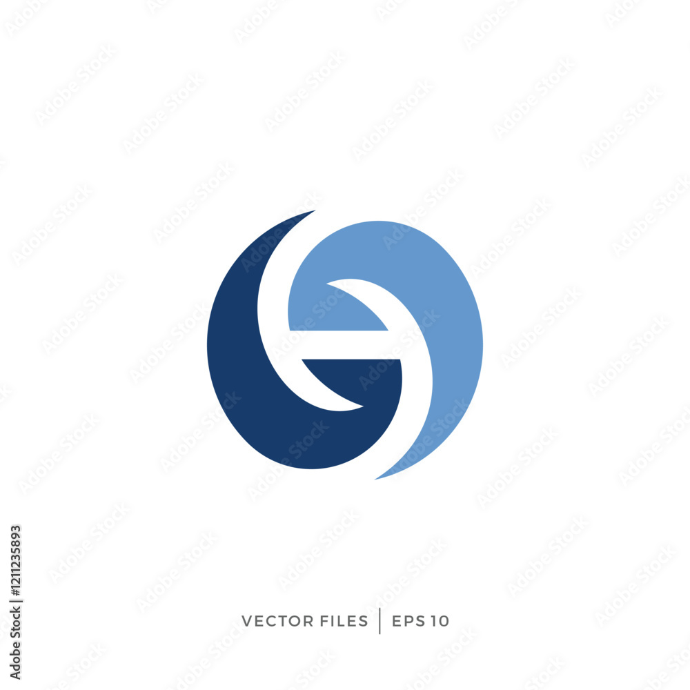 simple logo design with the initials SH HS with a circle simple logo design with the initials SH HS with a circle