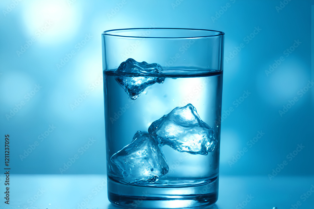 glass of water with ice glass of water with ice