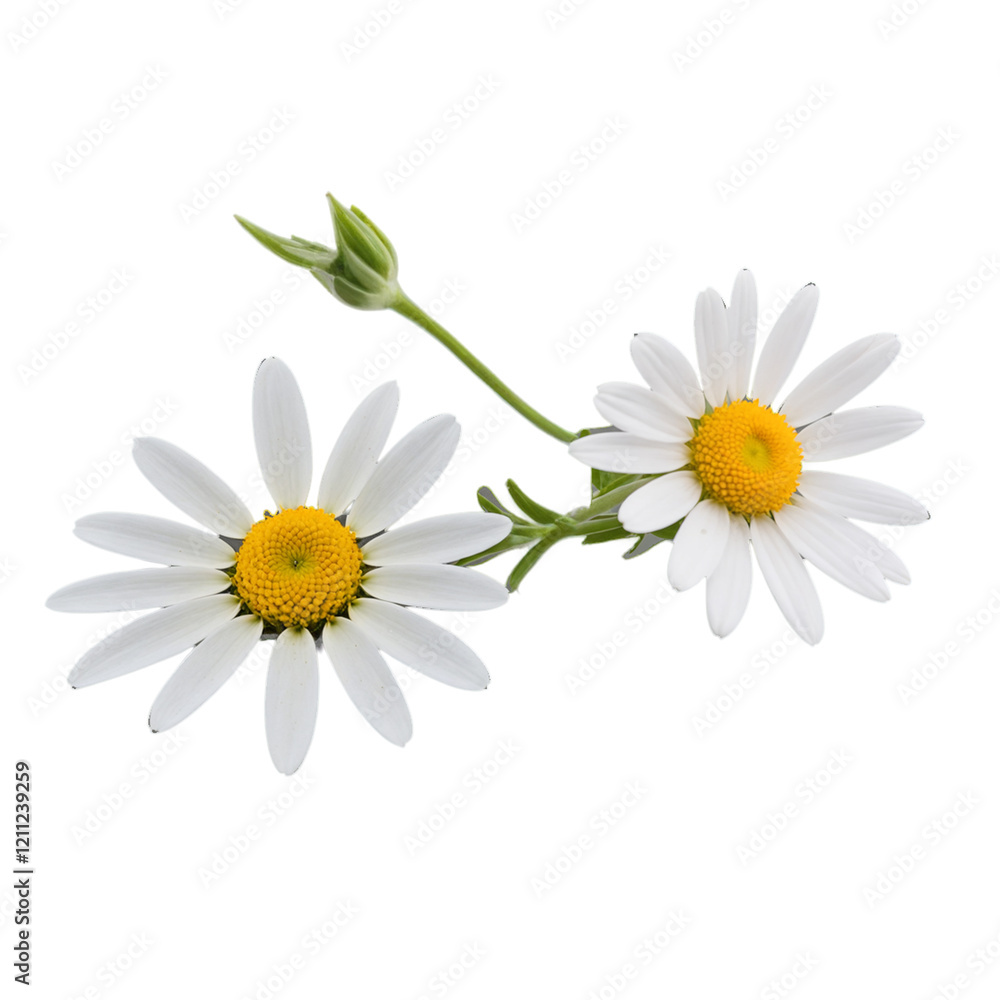 Obraz premium daisy isolated on white background 