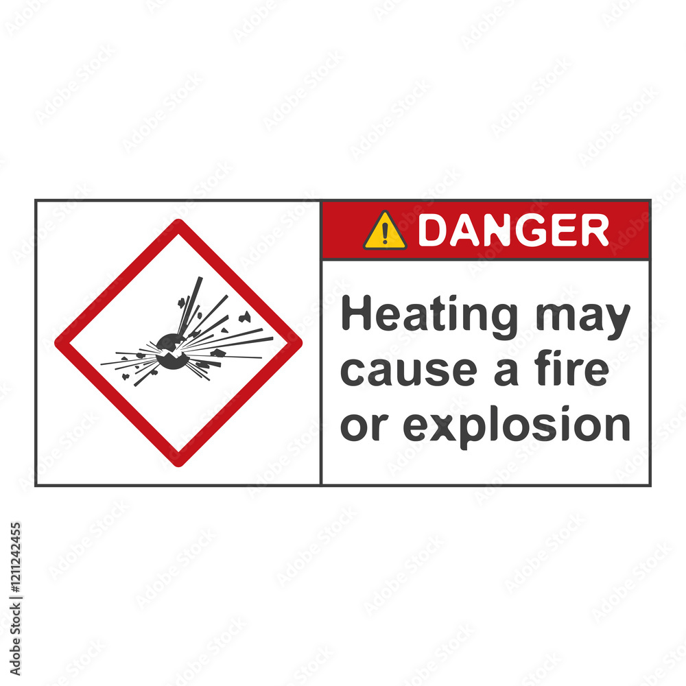 Obraz premium GHS hazard pictograms Globally Harmonized System of Classification and Labelling of Chemicals