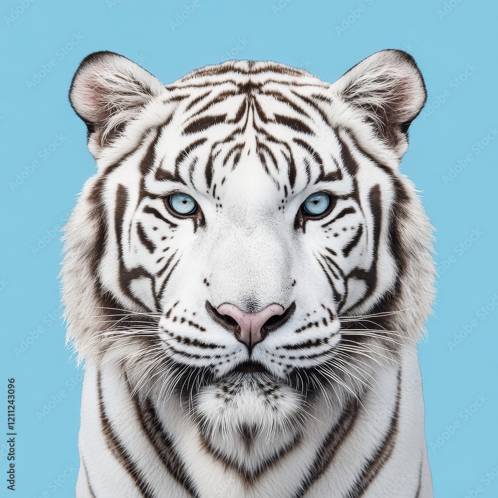 Obraz premium a white tiger