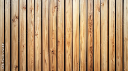 Obraz na płótnie natural texture vertical light brown wood planks with dark brown separators for exterior wall cladding and modern wooden architectural panel design background w salonie