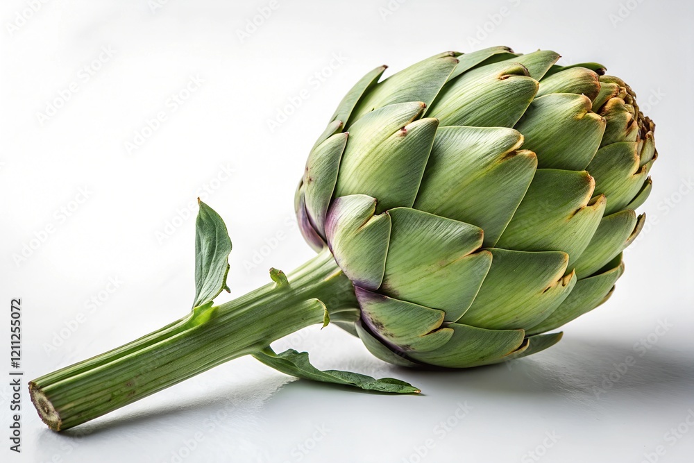 Fototapeta premium artichoke on a green background
