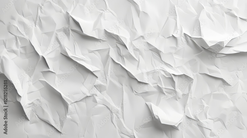 Fototapeta premium Abstract crumpled paper texture