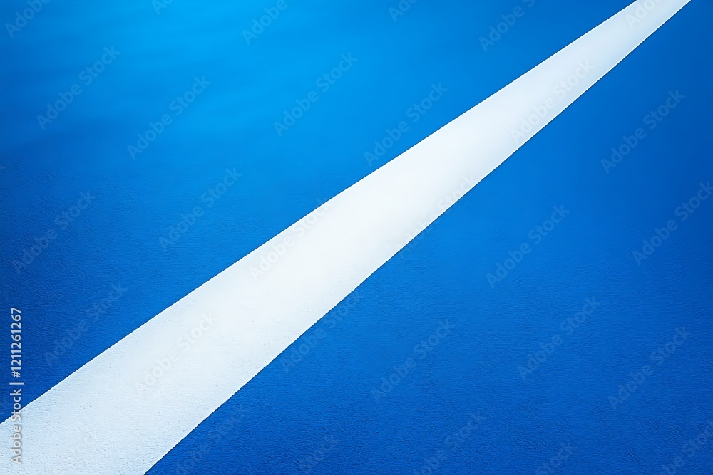 White Line Across Blue Surface Abstract Background White Line Across Blue Surface Abstract Background