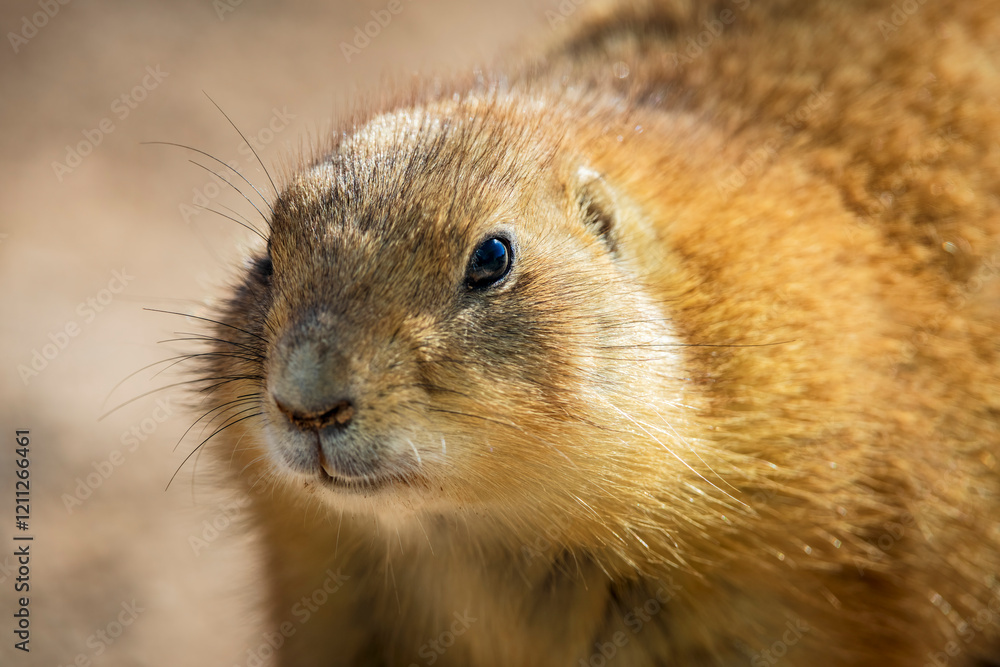 A curious black-tailed prairie dog in central Arizona A curious black-tailed prairie dog in central Arizona