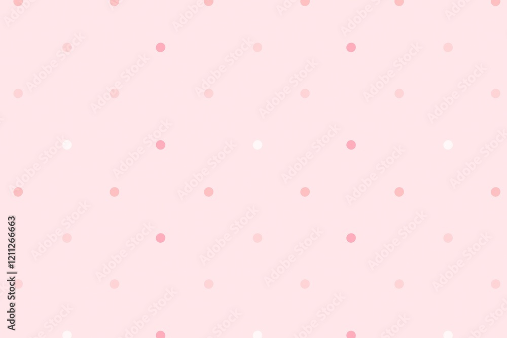 Pink polka dot background, cute pattern Pink polka dot background, cute pattern