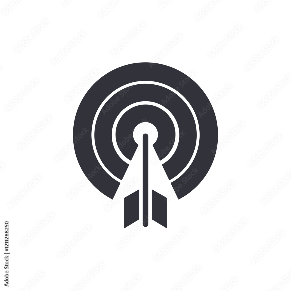 Archery icons, minimalist vector illustration ,simple transparent graphic element .Isolated on white background Archery icons, minimalist vector illustration ,simple transparent graphic element .Isolated on white background