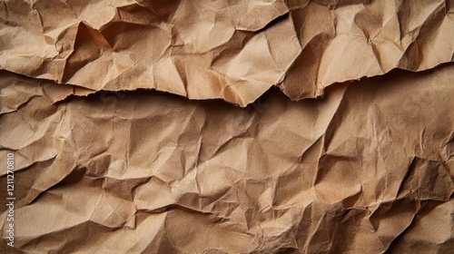 Wallpaper Mural Crinkled brown paper texture Torontodigital.ca