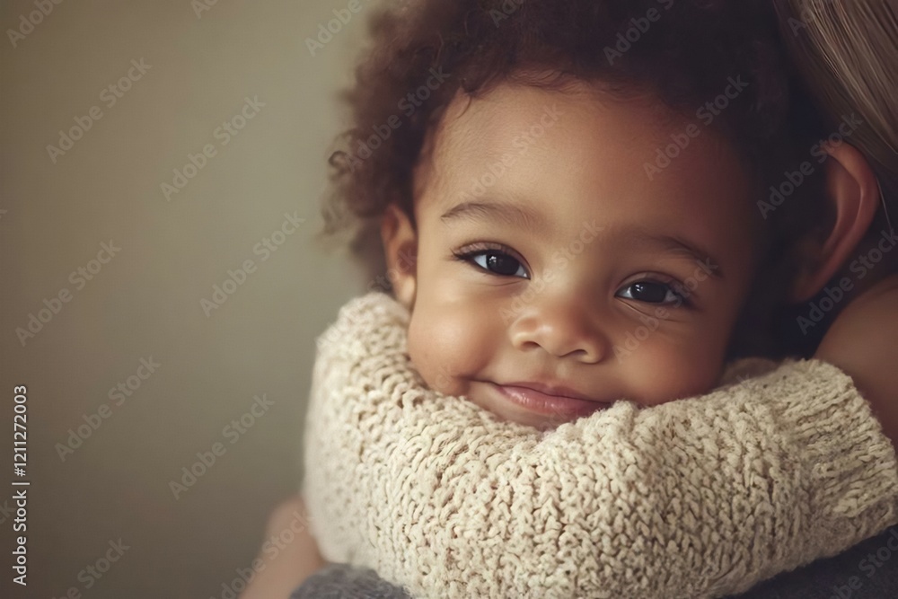 Happy Child Smiling Close-Up Portrait Happy Child Smiling Close-Up Portrait