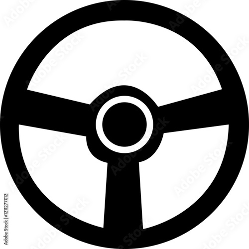 steering wheel icon.Car/automobile steering wheel or driving wheel flat icon for apps and websites.steering wheel icon or logo isolated sign symbol vector illustration,isolated on white background.