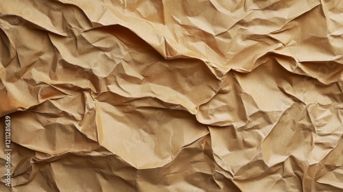 Wallpaper Mural Texture of crumpled brown paper Torontodigital.ca