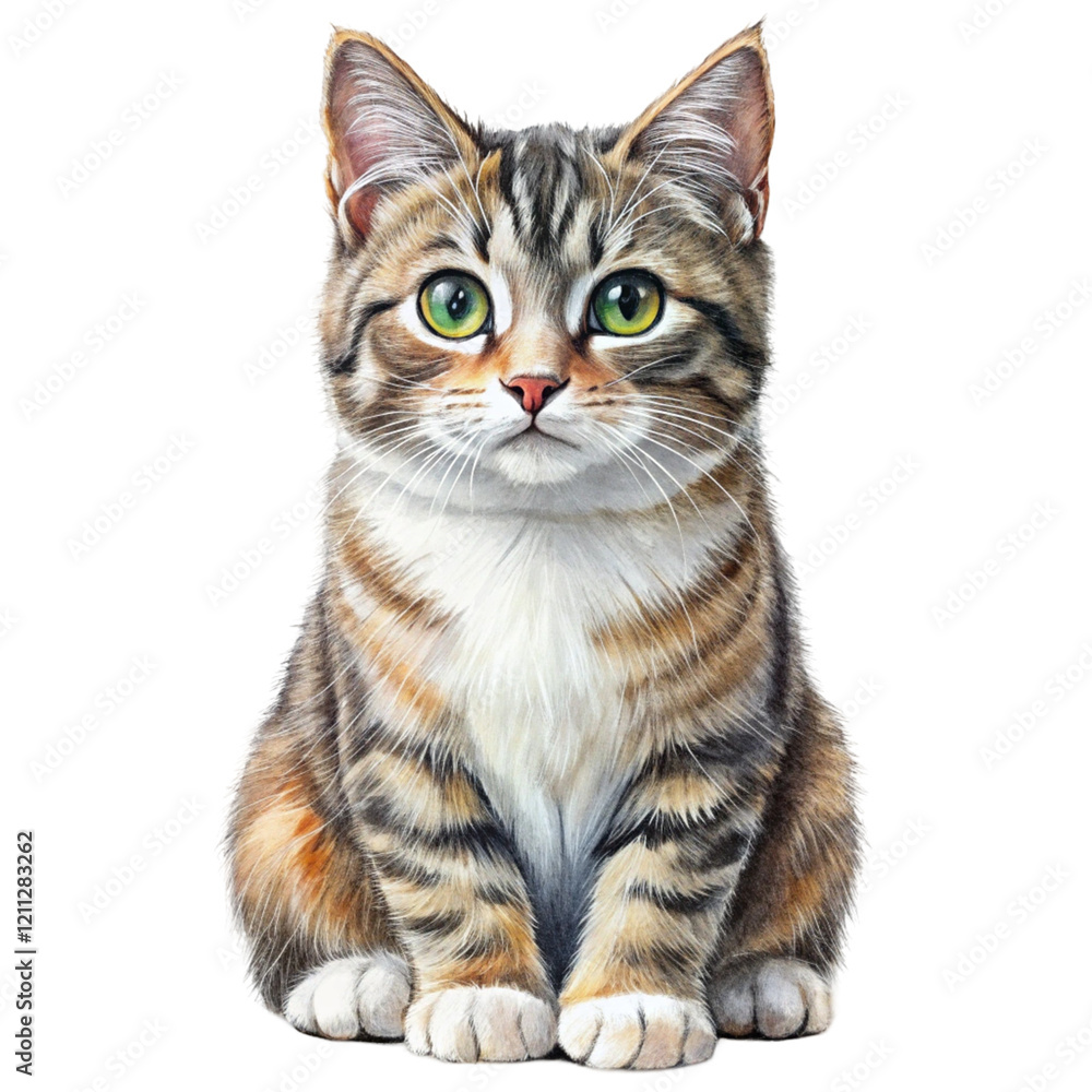 Cat drawing isolated on transparent background
Cat drawing isolated on transparent background