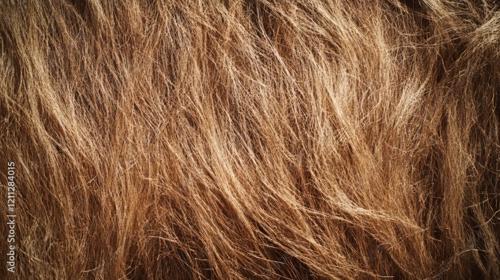 Naklejka premium Texture of light brown hair