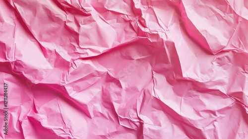 Wallpaper Mural Textured pink crumpled paper Torontodigital.ca