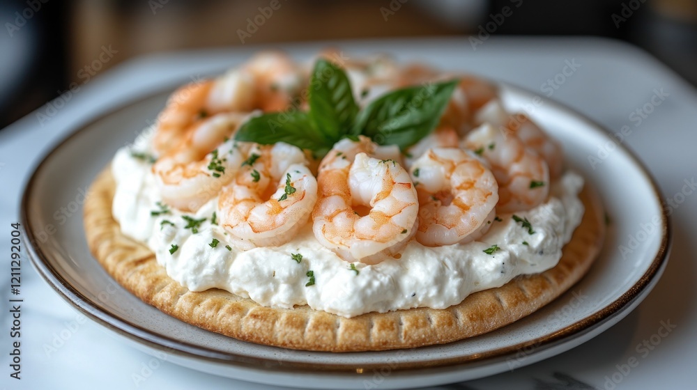 Delicious Shrimp and Feta Flatbread Appetizer Delicious Shrimp and Feta Flatbread Appetizer