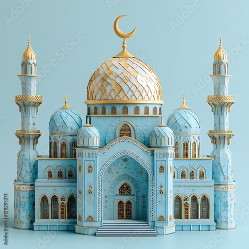 Wallpaper Mural Golden lantern with shadow from sun light. Torontodigital.ca