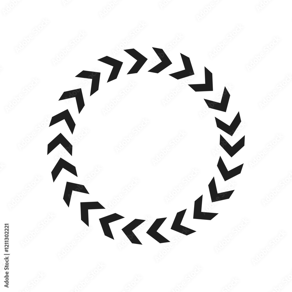 Obraz premium Arrow circle icon. Flat vector related icon for web and mobile applications.
