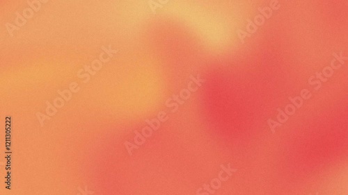 Abstract grainy blurred gradient background with smooth twist shapes in beige and red colors. Cinematic retro style effect, 4k footage for wallpapers, social media and more video projects