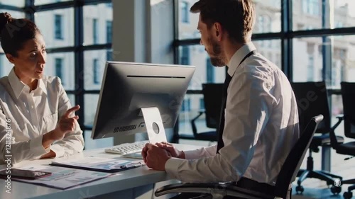business people working together