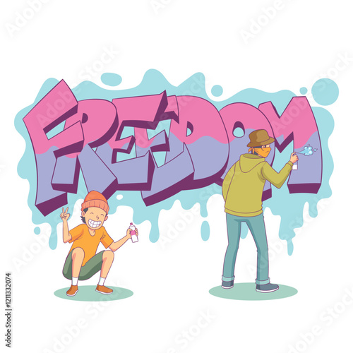 mural artist drawing graffiti
