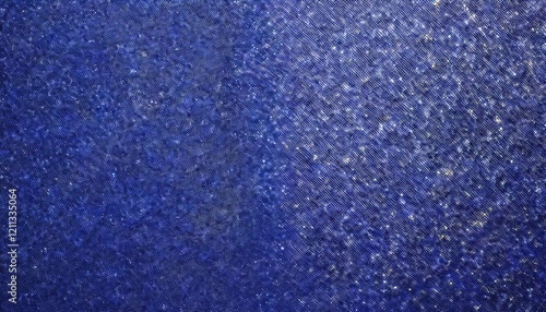 deep blue fabric texture with shimmering glitter specks and diagonal weave pattern for creative backgrounds or textile design photo