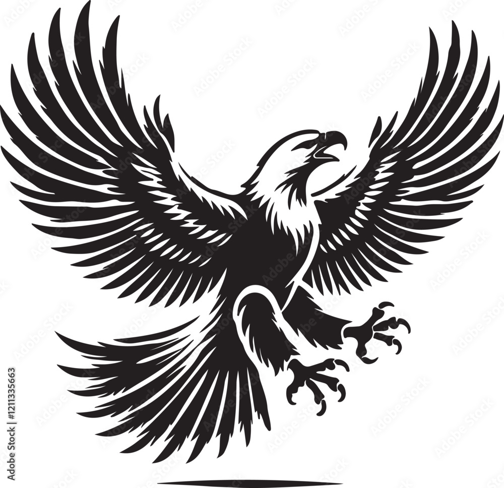 Obraz premium eagle with wings