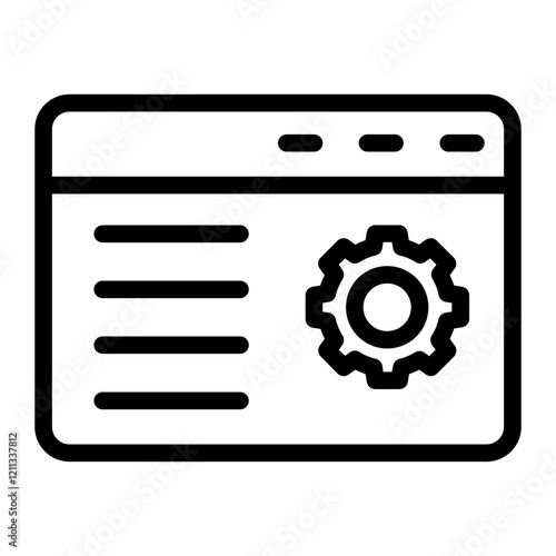 Program Line Icon