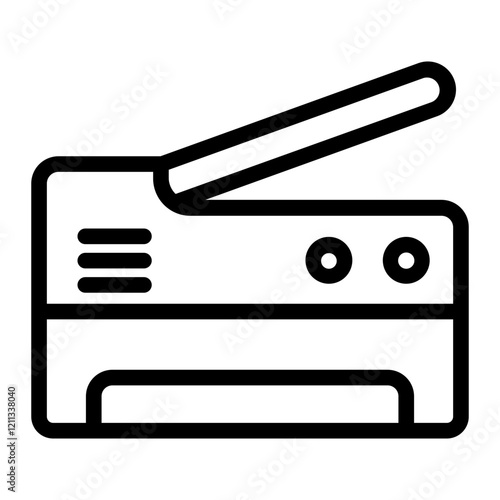Photocopy Machine Line Icon