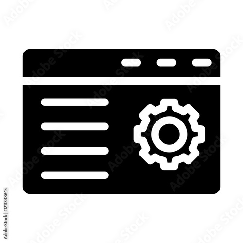 Program Glyph Icon