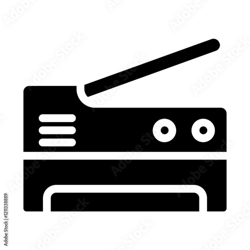 Photocopy Machine Glyph Icon