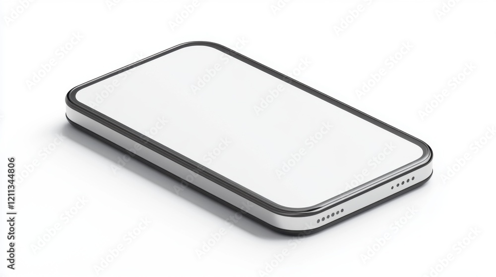 White and black power bank on a white background for portable charging solutions White and black power bank on a white background for portable charging solutions