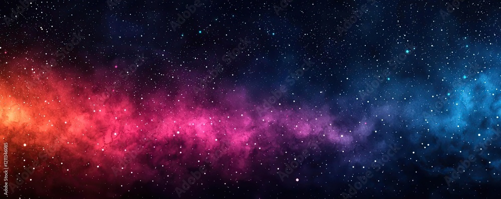 Starry watercolor idea. Vibrant cosmic nebula with stunning colors creating a beautiful space background. Starry watercolor idea. Vibrant cosmic nebula with stunning colors creating a beautiful space background.