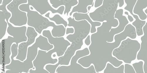 Wavy Line Map Abstract Texture. White wave paper curved reliefs abstract background. The topographic map. 