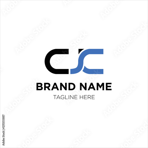 CJC Company Initial Logo Vector photo