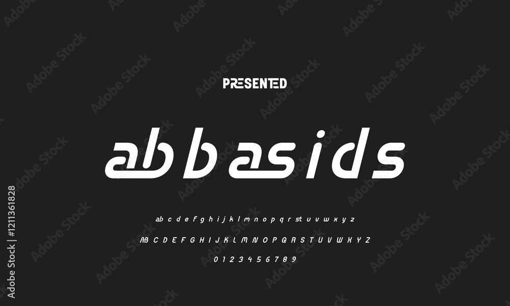 Abstract modern urban alphabet fonts. Typography sport, technology, fashion, digital, future creative logo font. vector illustration Abstract modern urban alphabet fonts. Typography sport, technology, fashion, digital, future creative logo font. vector illustration